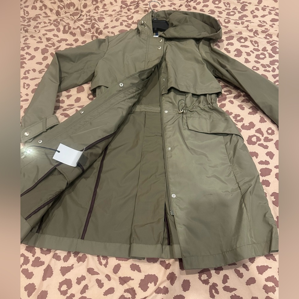 Cole Haan signature olive Khaki Women's Utility Jacket - Picture 7 of 17